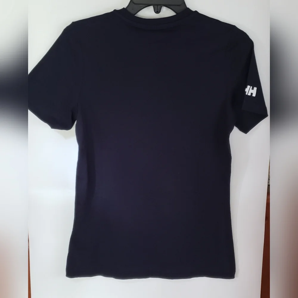 NWT Helly Hansen HH City Tee Women's Navy Blue T Shirt Size Medium